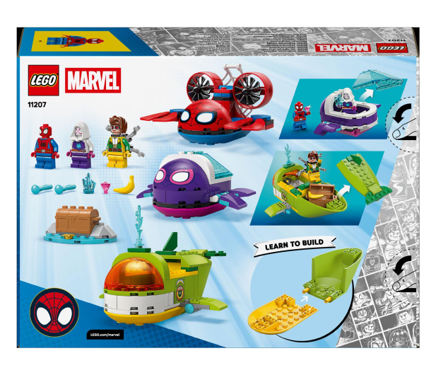 LEGO Marvel 11207 Spidey: podwodne pojazdy dla dzieci - 1473402 - zdjęcie 10